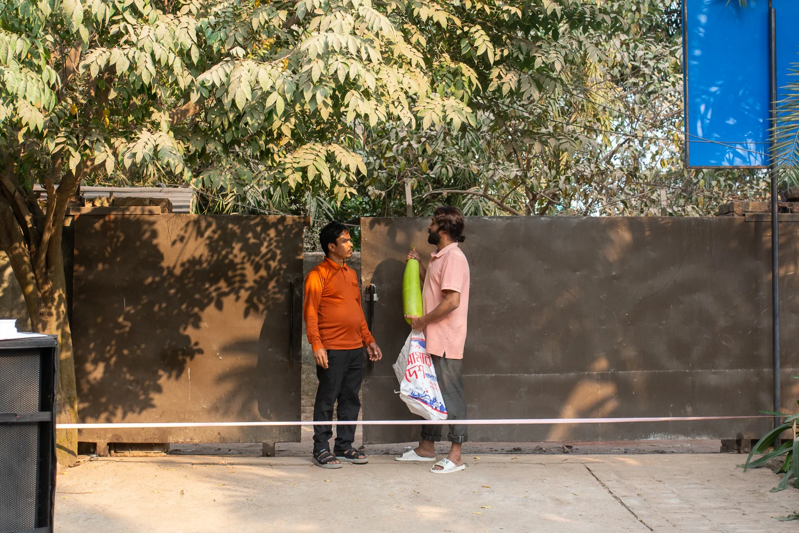 The salesperson and caretaker during Faydabad For-Sale